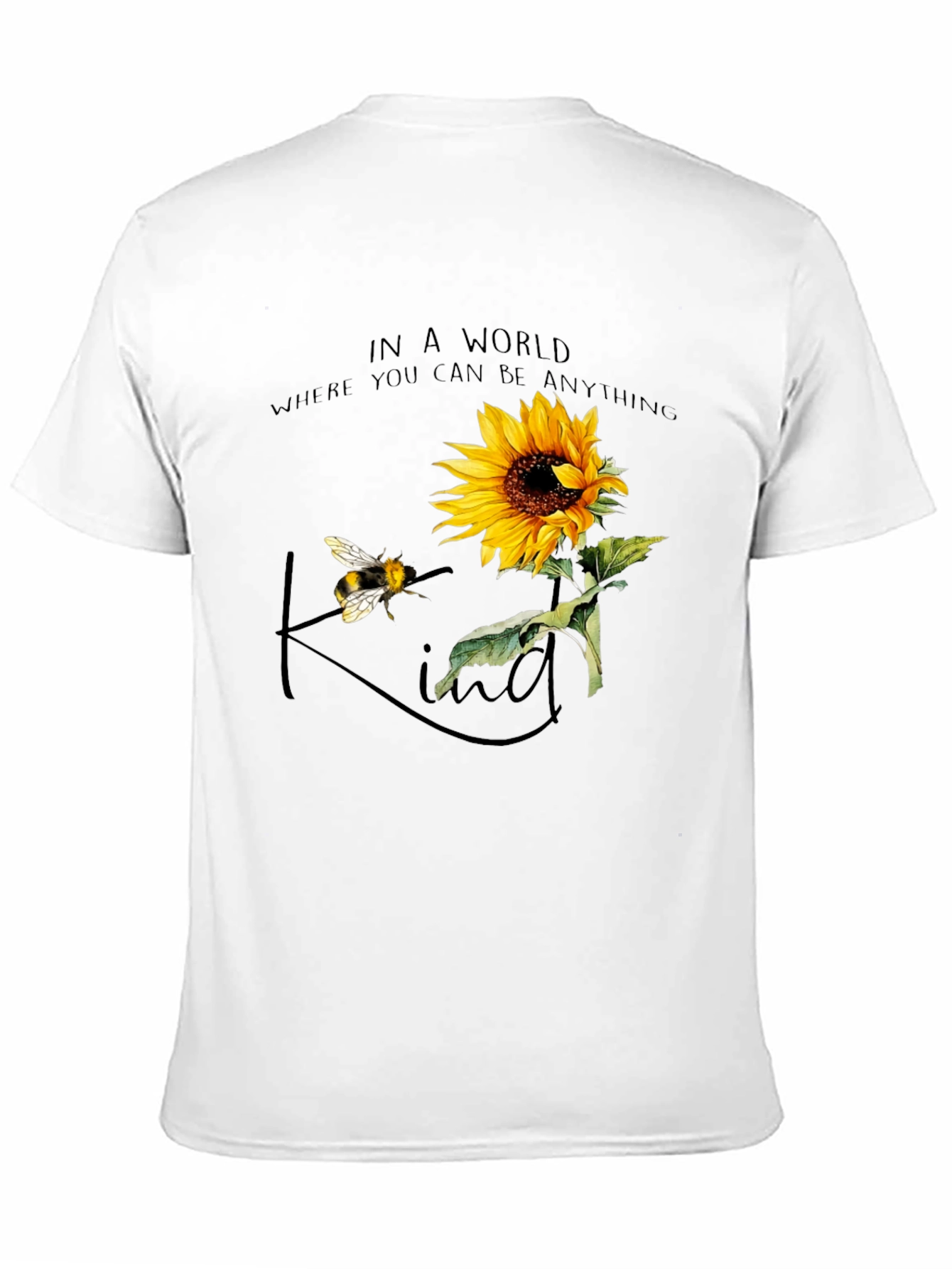 Sunflower Bee Kind T-Shirt