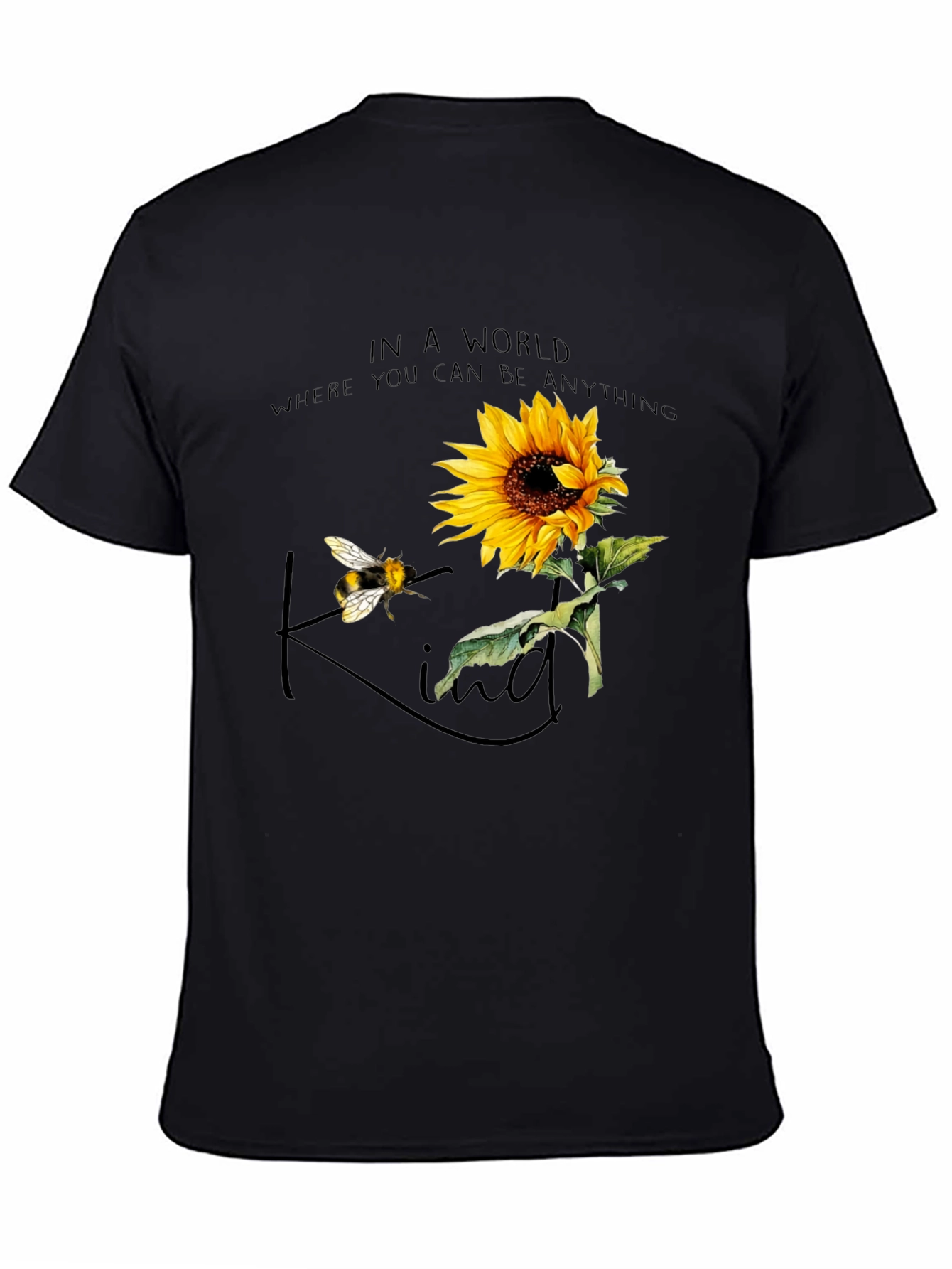 Sunflower Bee Kind T-Shirt