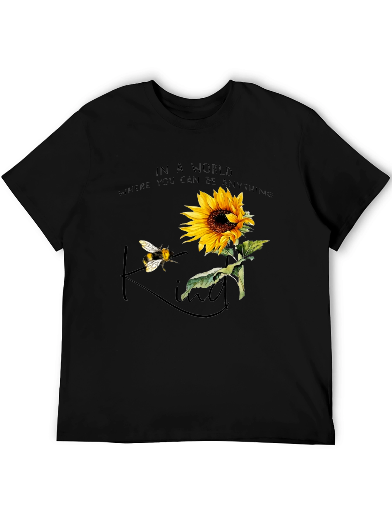 Sunflower Bee Kind T-Shirt