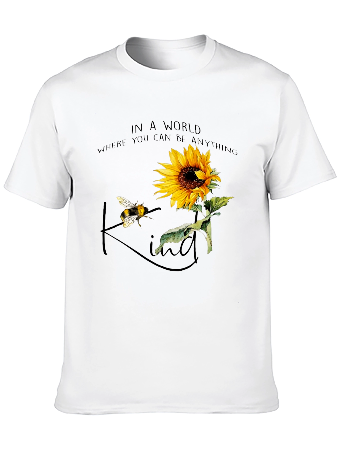 Sunflower Bee Kind T-Shirt