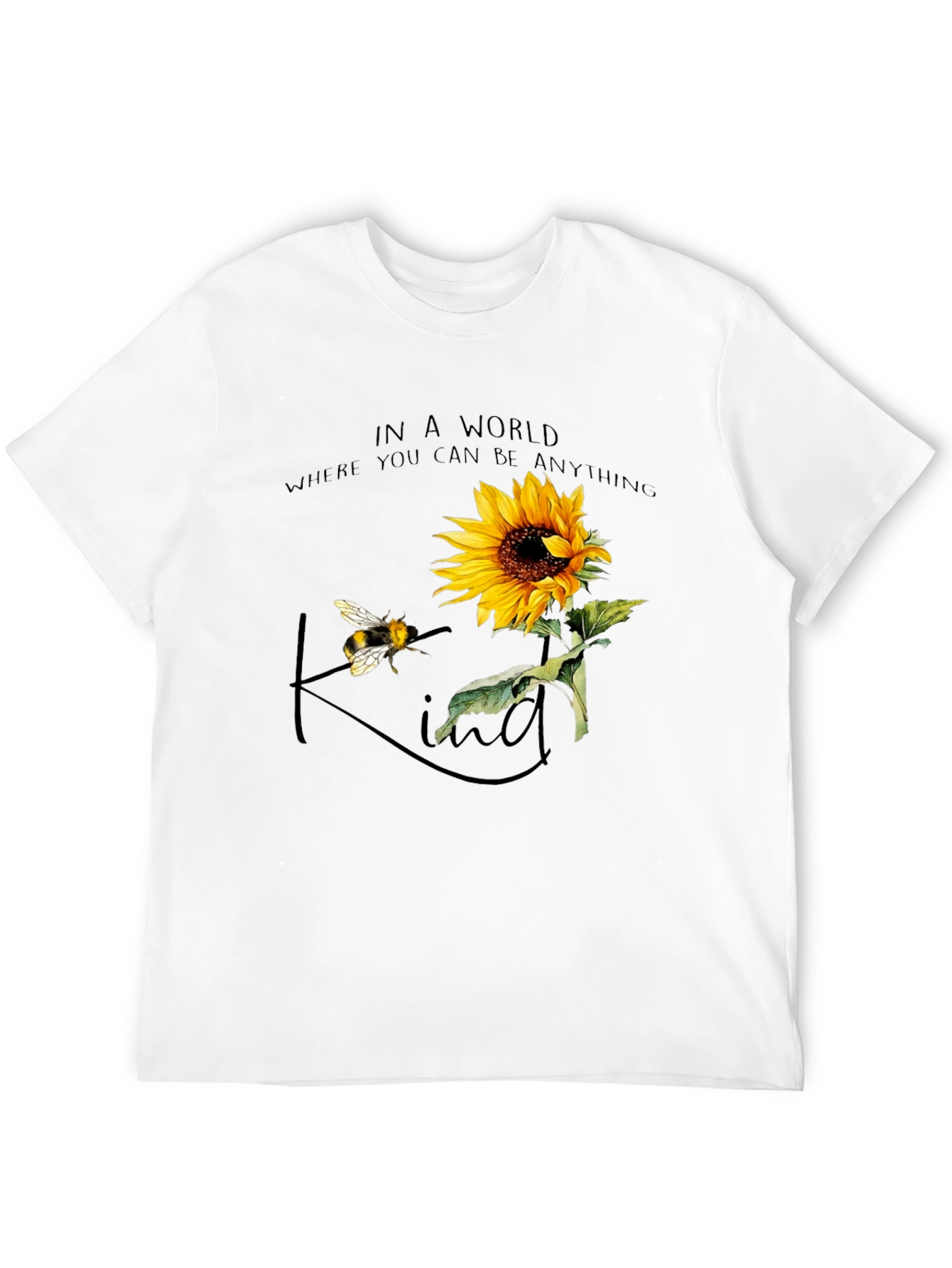 Sunflower Bee Kind T-Shirt