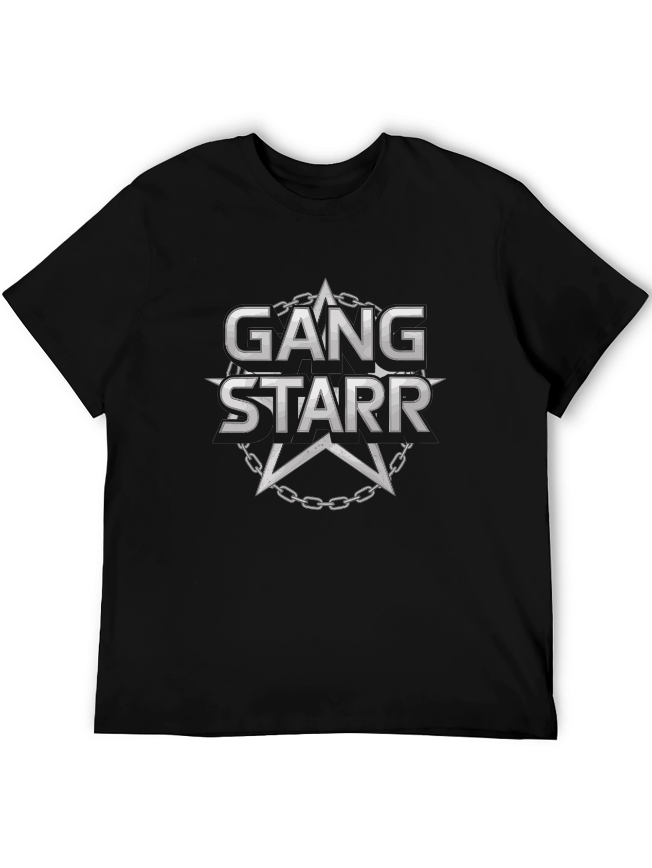 Gang Starr Logo Black T-Shirt