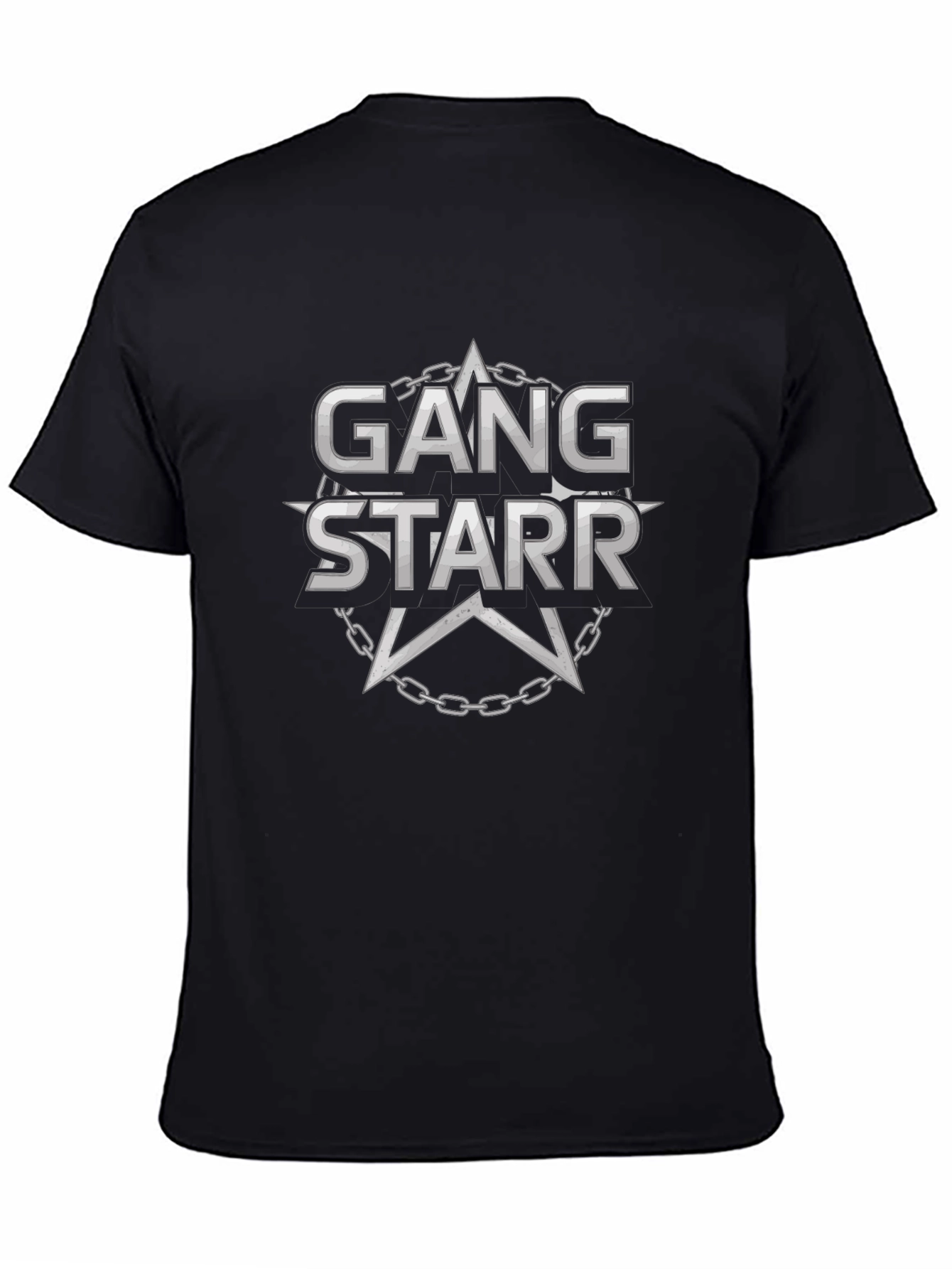 Gang Starr Logo Black T-Shirt