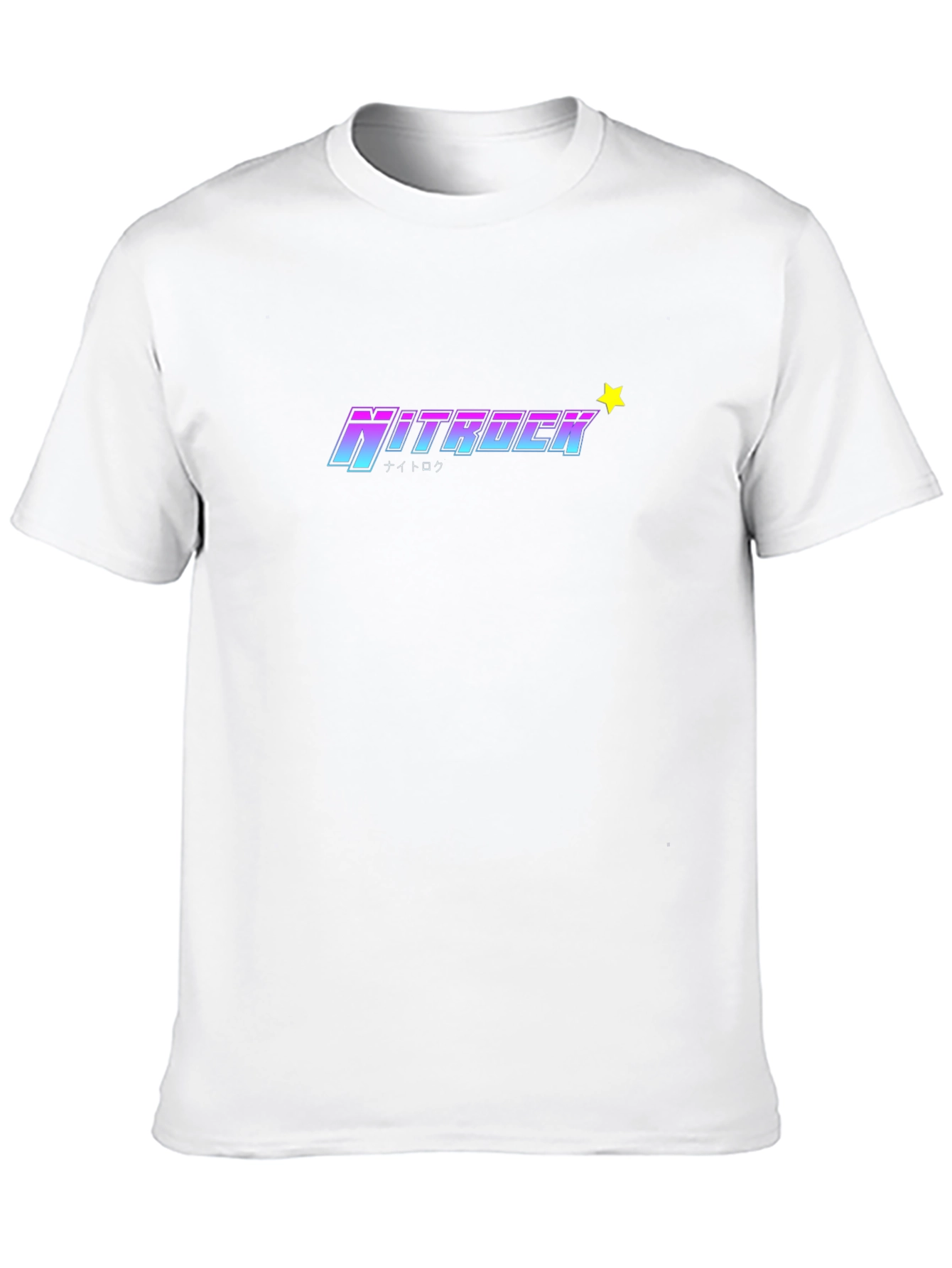 Nitrock Graphic Tee - Trendy Black T-Shirt