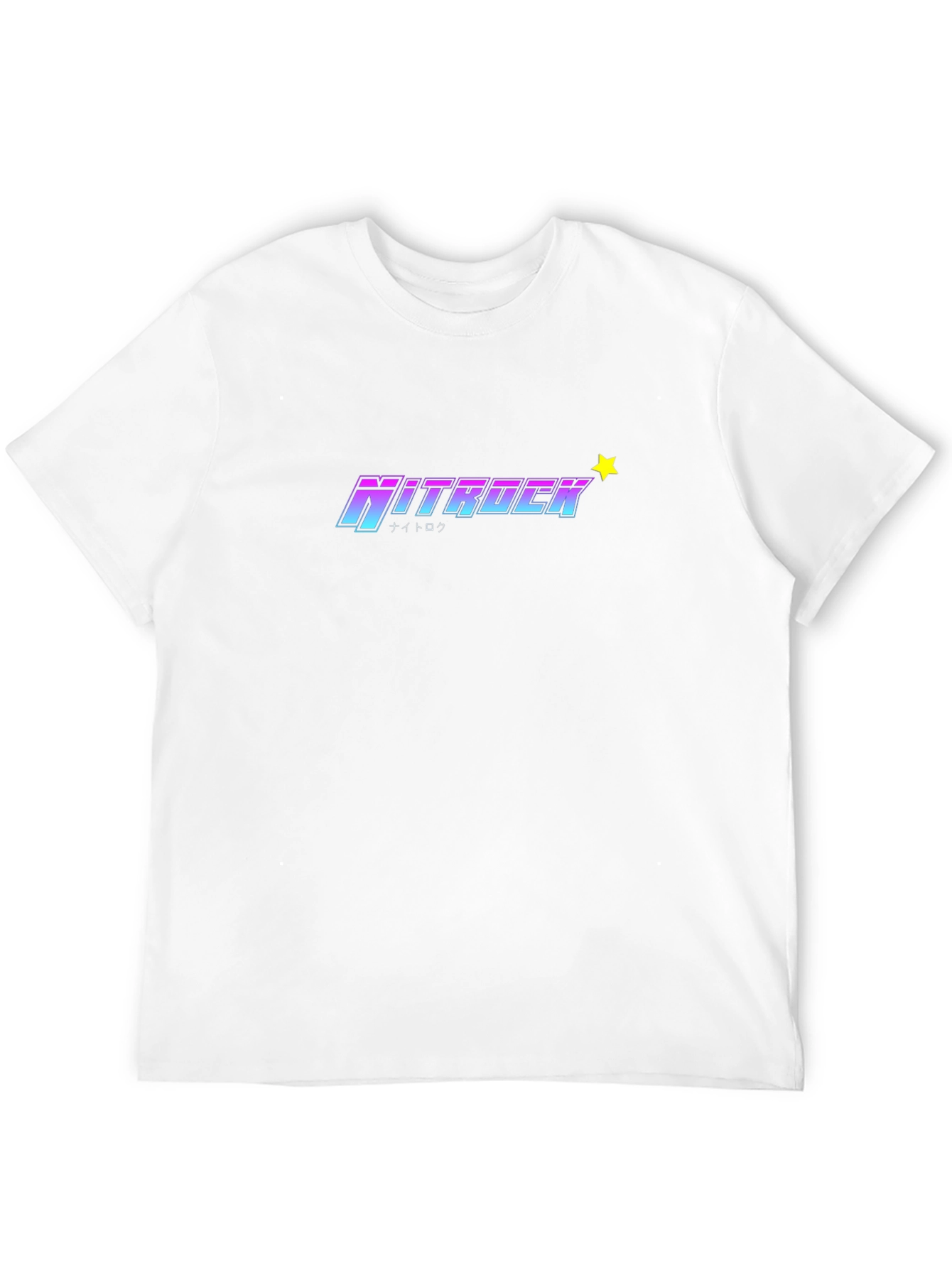 Nitrock Graphic Tee - Trendy Black T-Shirt