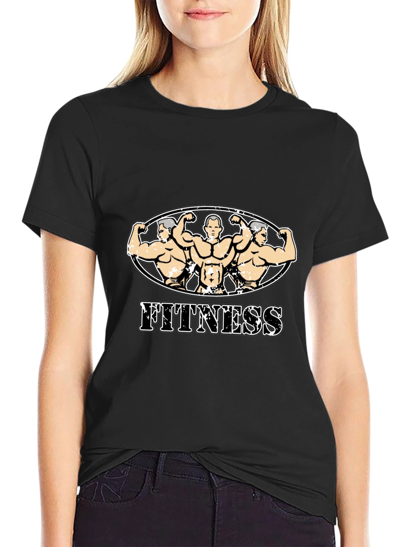 Fitness Graphic T-Shirt Bodybuilding Design