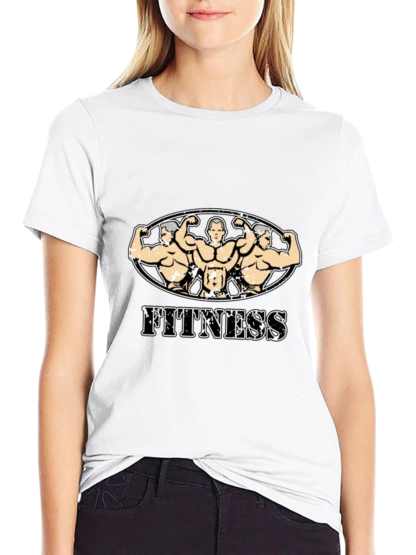 Fitness Graphic T-Shirt Bodybuilding Design