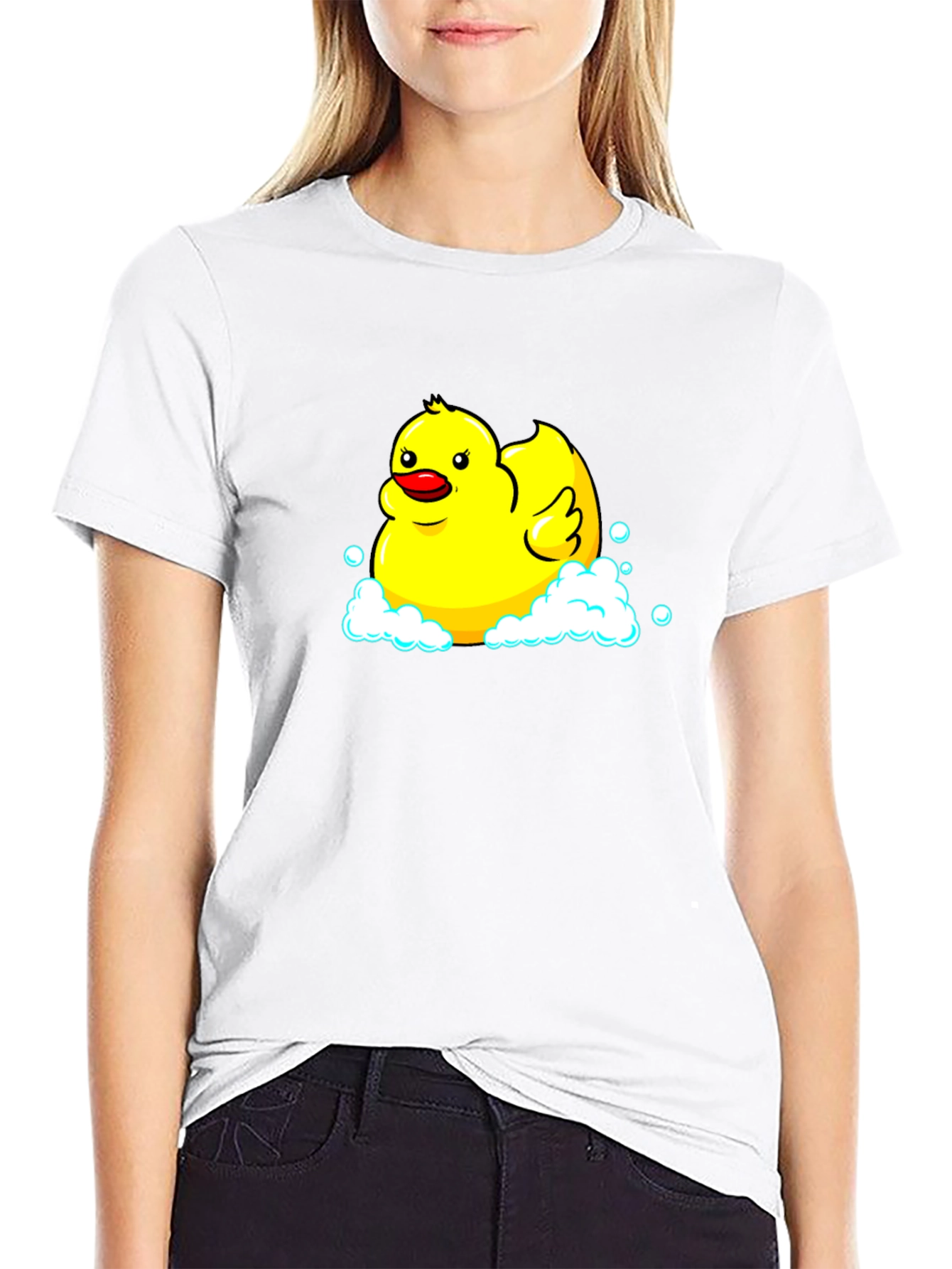 Rubber Duck T-Shirt - Black Cotton Tee