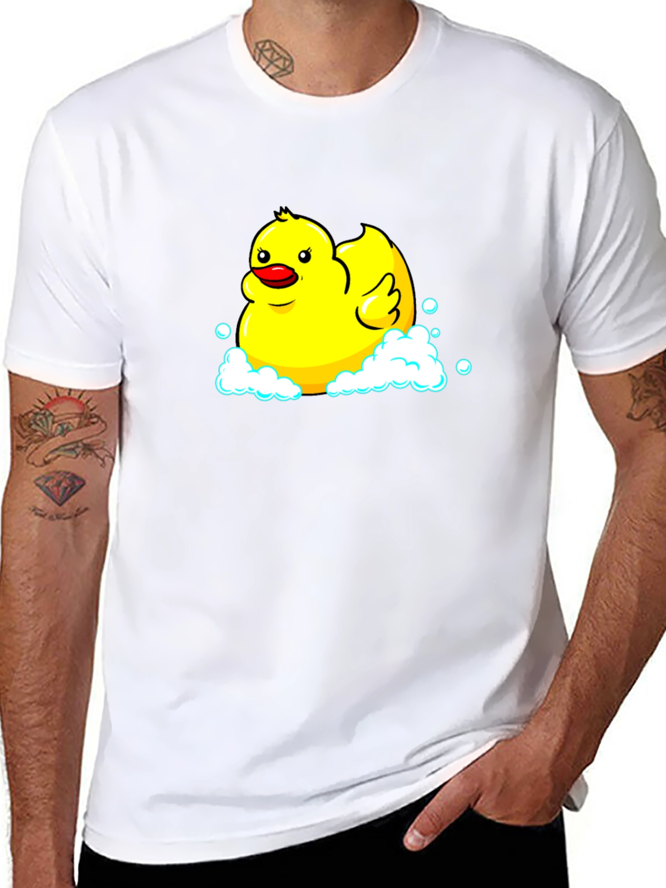 Rubber Duck T-Shirt - Black Cotton Tee