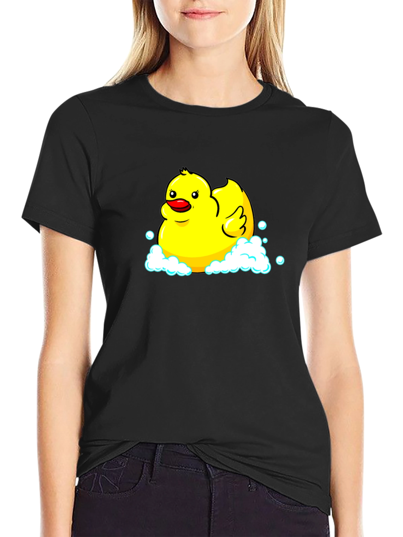 Rubber Duck T-Shirt - Black Cotton Tee