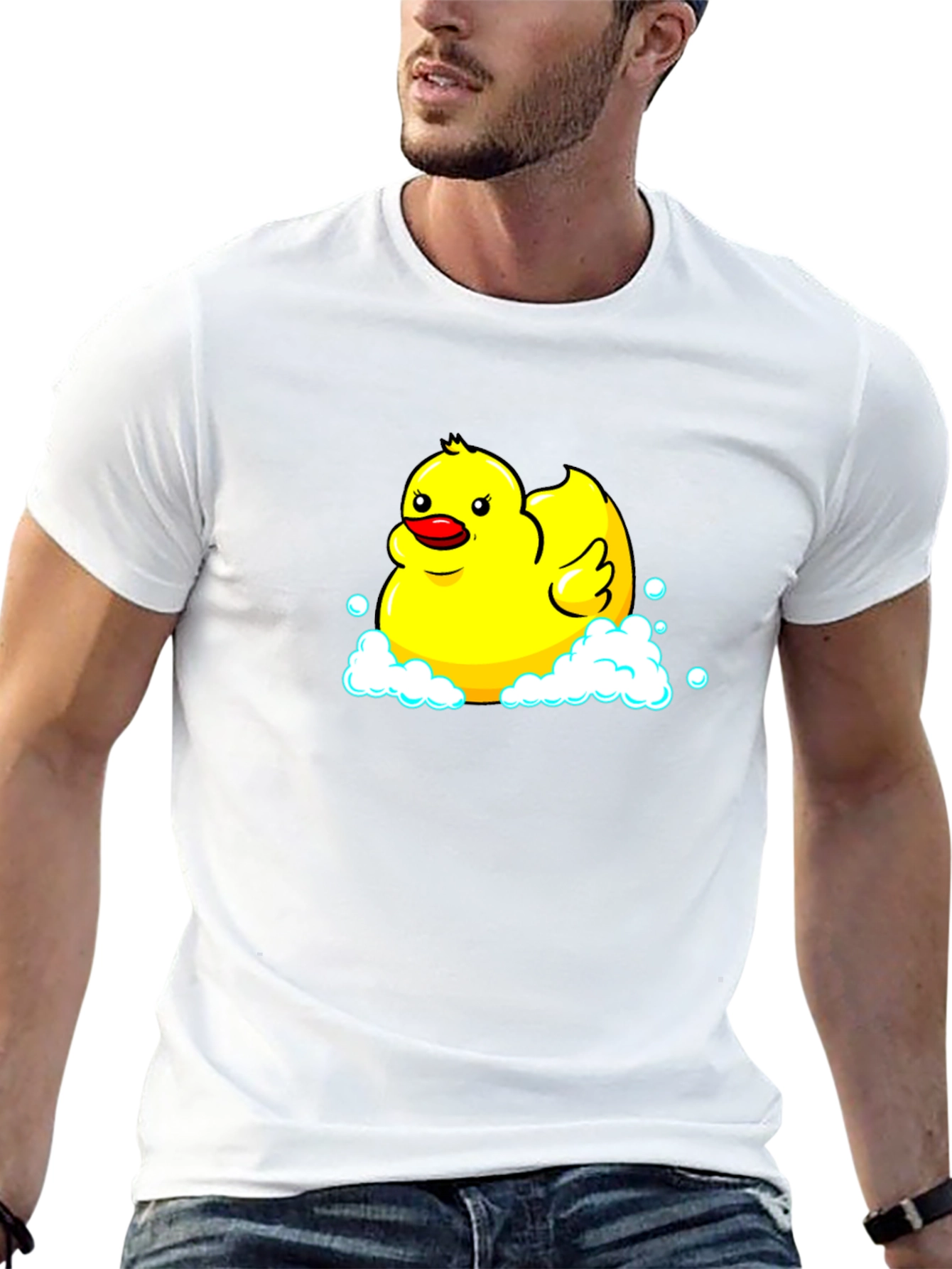 Rubber Duck T-Shirt - Black Cotton Tee