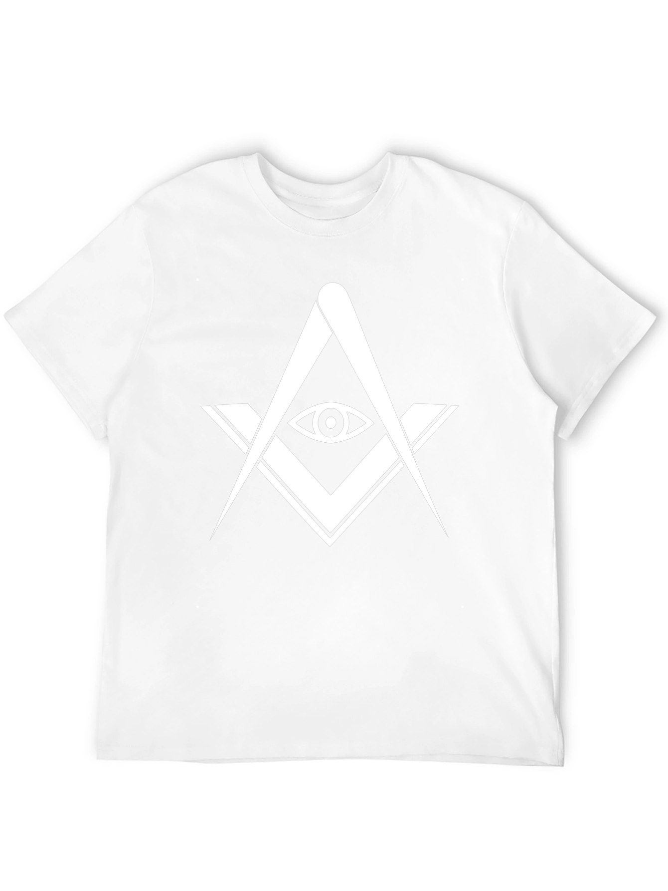 Masonic Symbol Graphic T-Shirt - Black