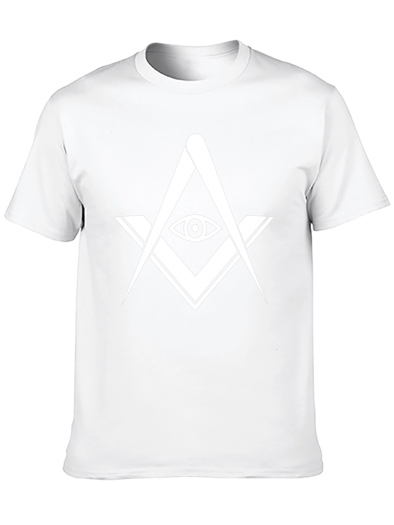 Masonic Symbol Graphic T-Shirt - Black
