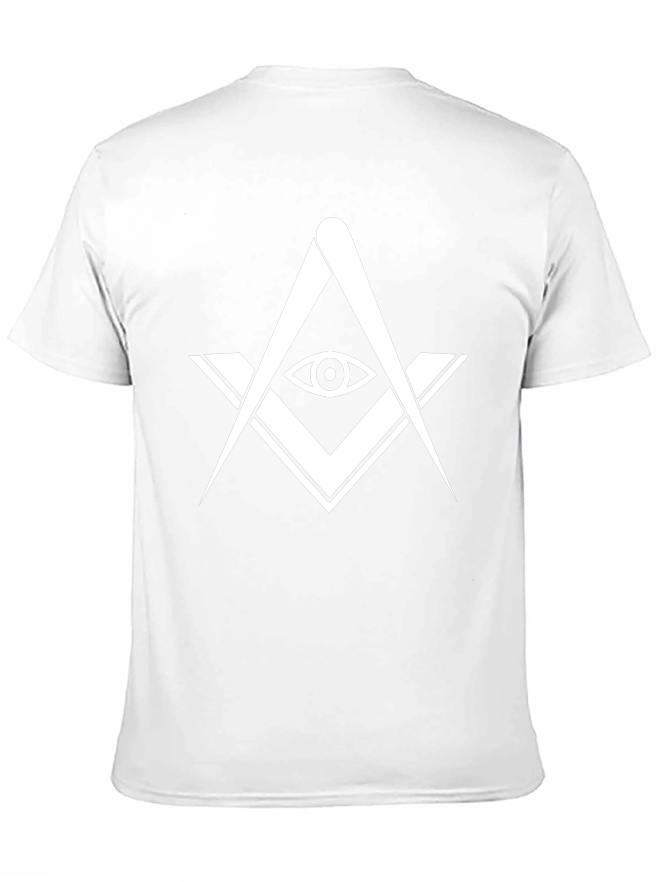 Masonic Symbol Graphic T-Shirt - Black