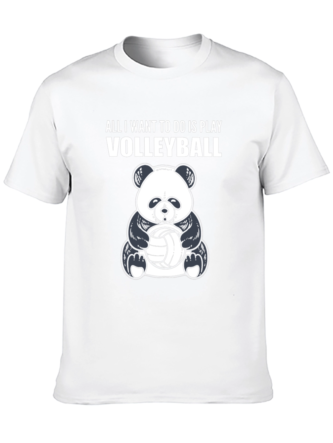 Panda Volleyball T-Shirt - Play Volleyball!