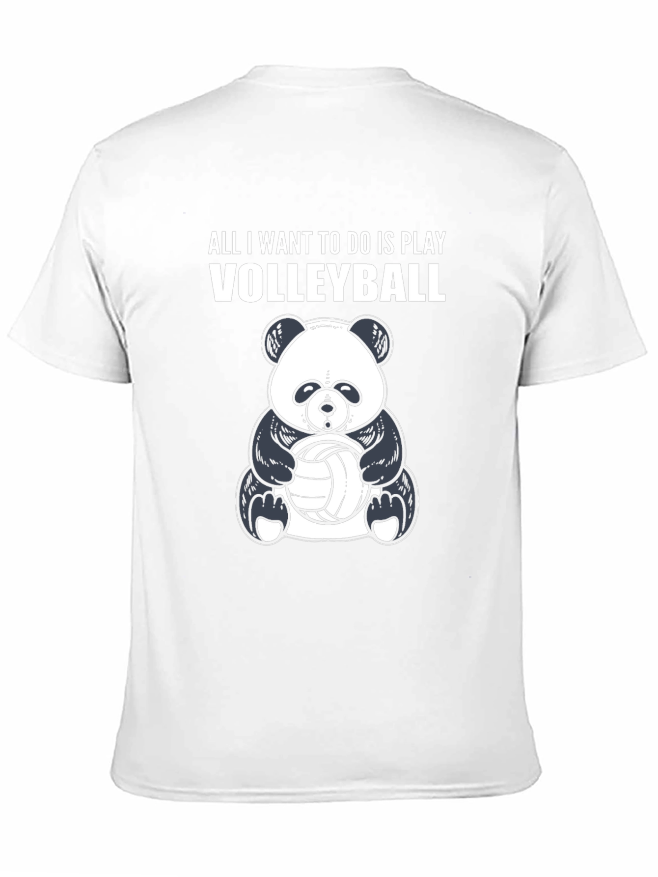 Panda Volleyball T-Shirt - Play Volleyball!