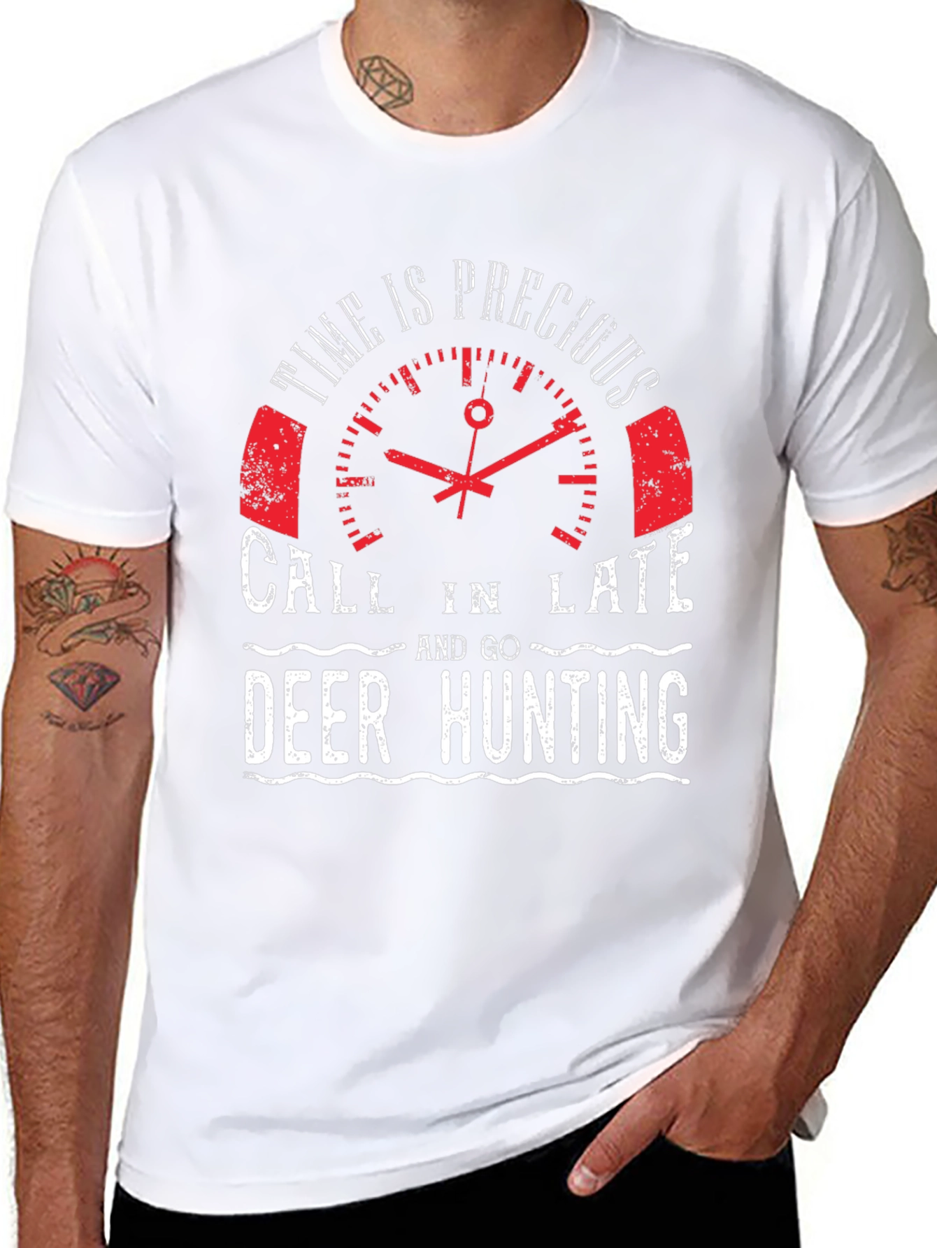 Time is Precious Deer Hunting T-Shirt