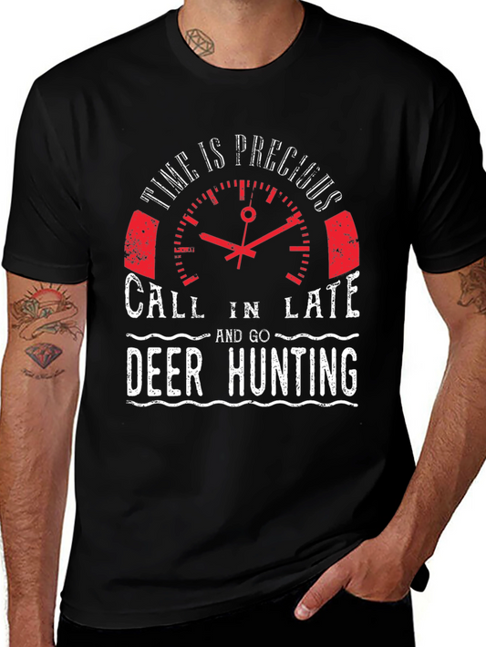 Time is Precious Deer Hunting T-Shirt