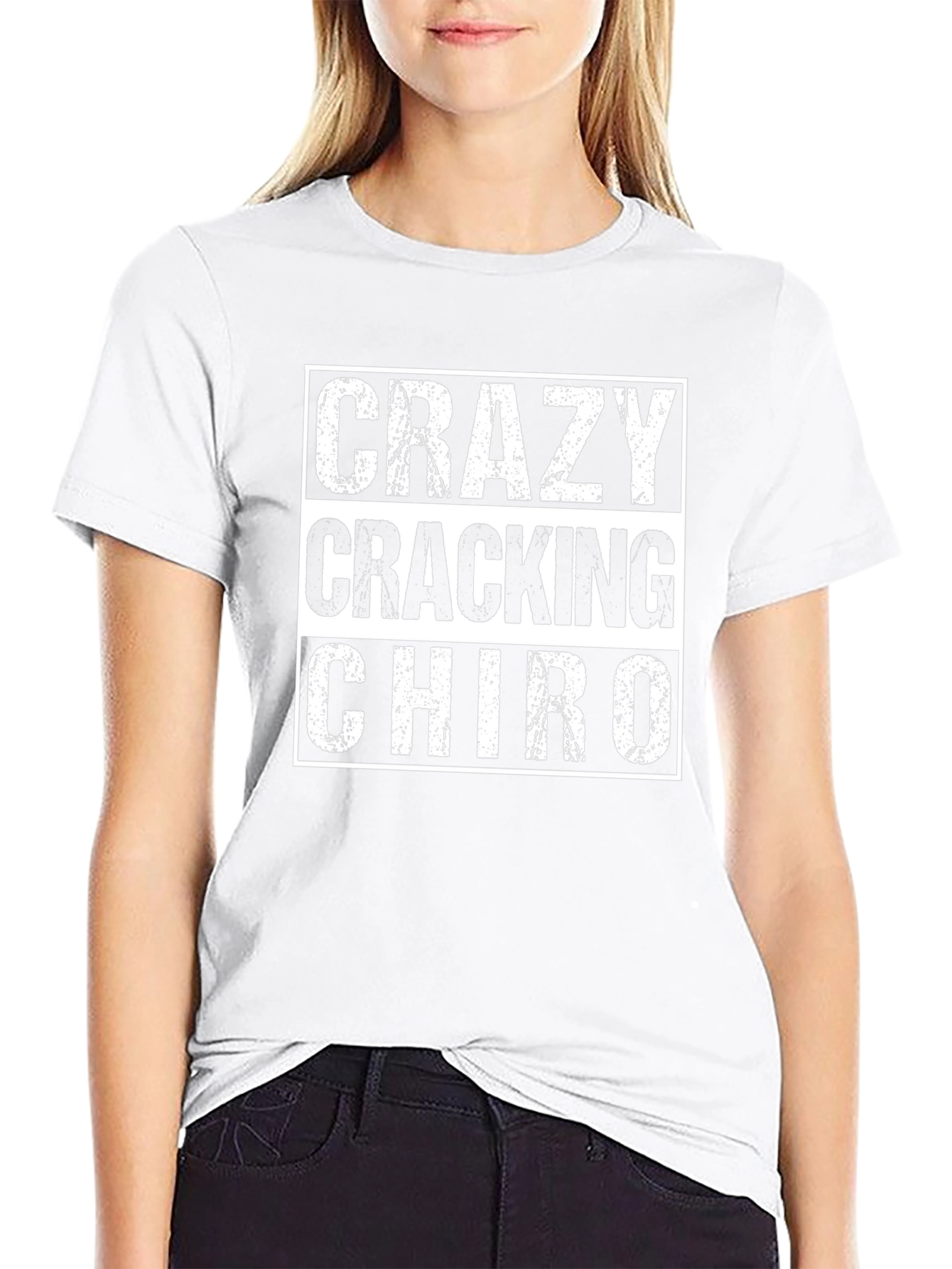Crazy Cracking Chiro Graphic T-Shirt