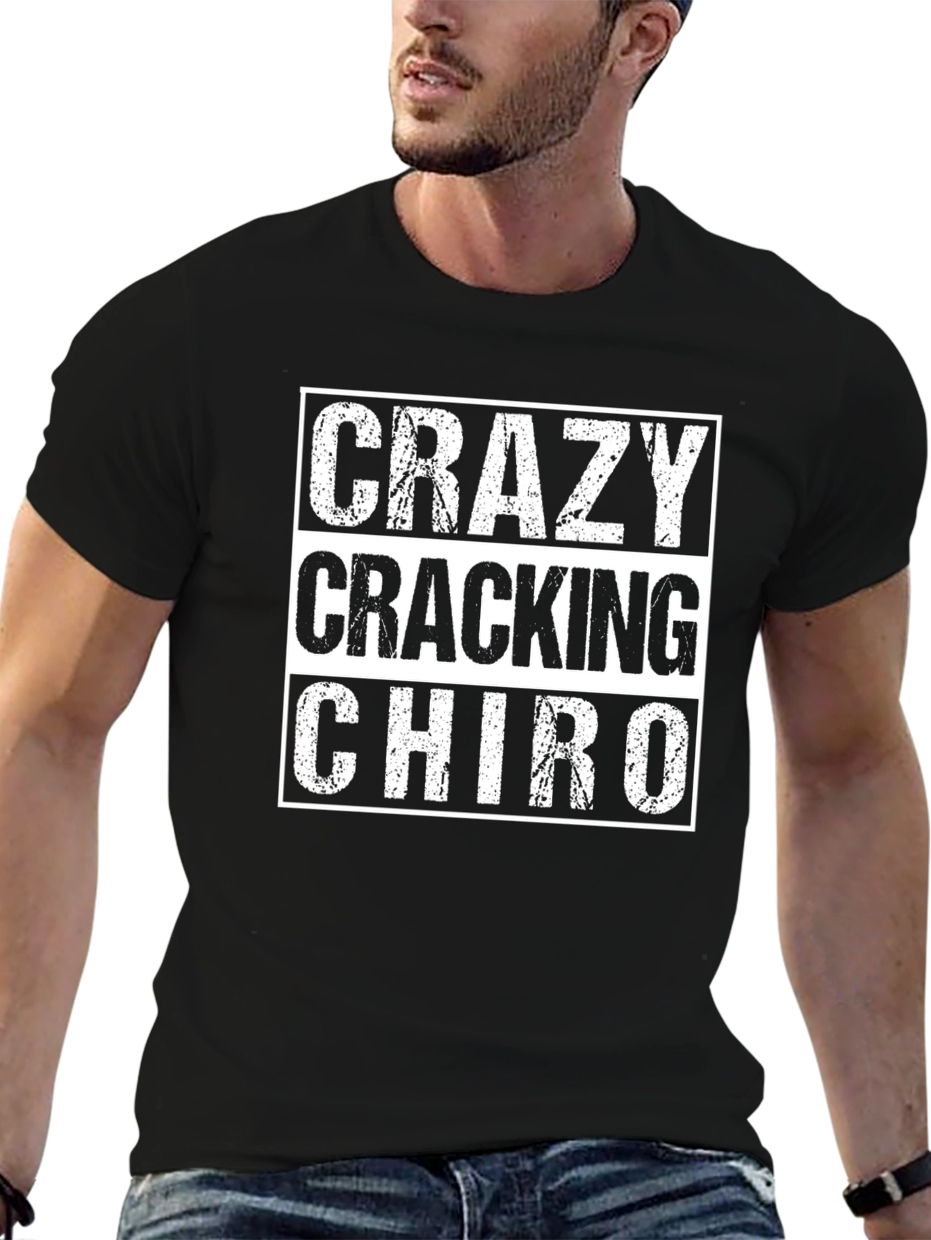 Crazy Cracking Chiro Graphic T-Shirt