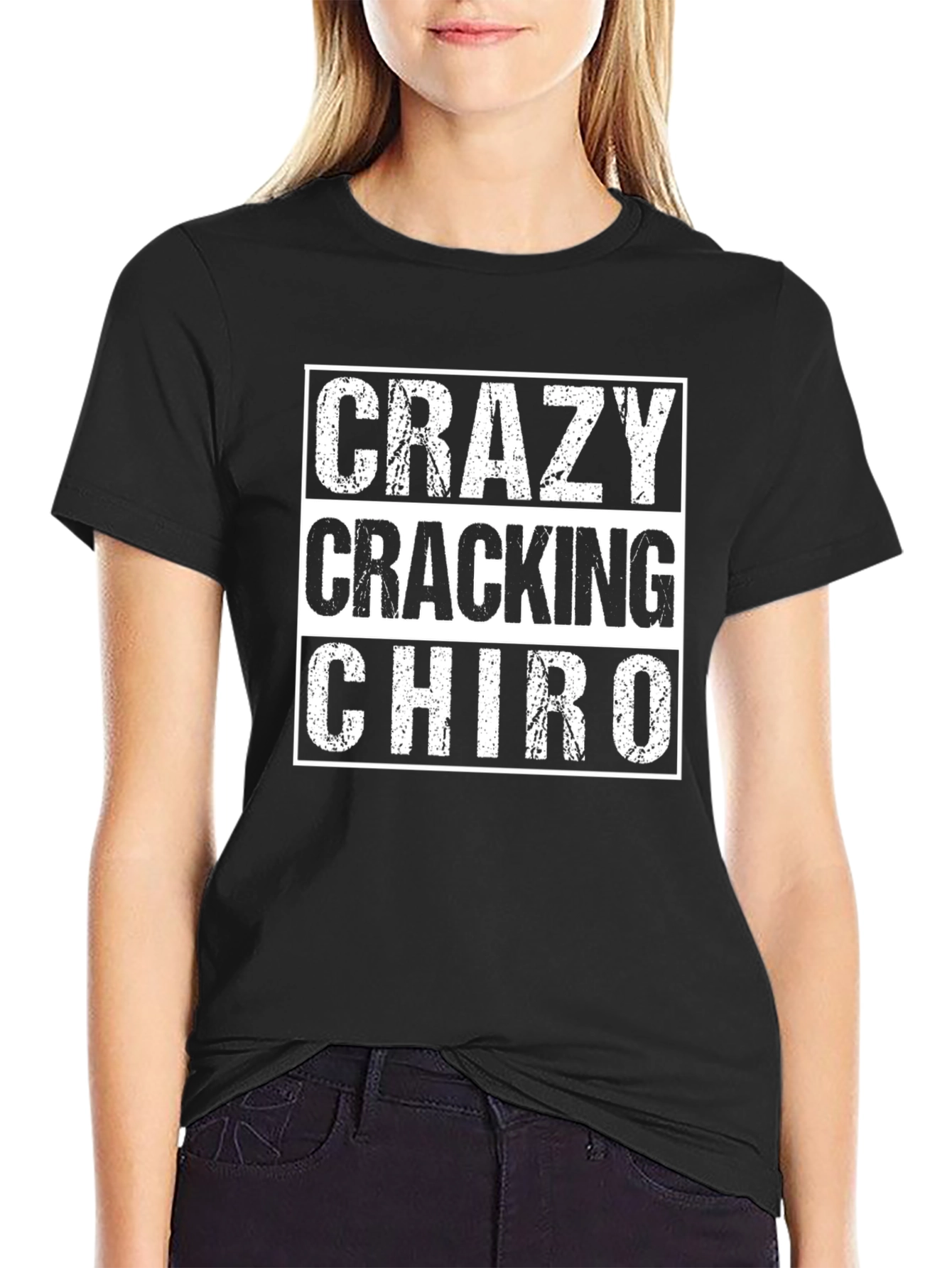 Crazy Cracking Chiro Graphic T-Shirt