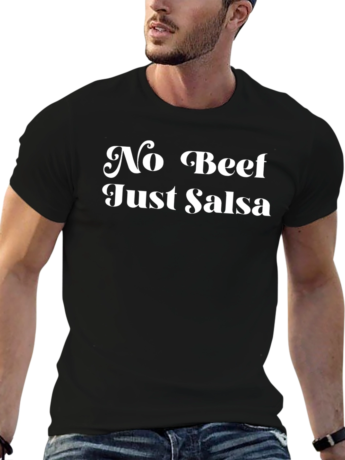 No Beef Just Salsa T-Shirt - Funny Graphic Tee