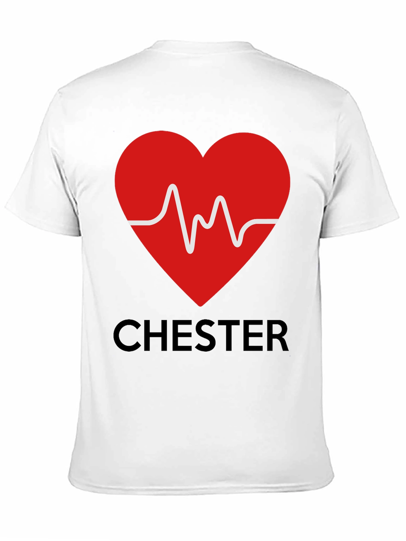 Chester Heartbeat Graphic Tee - Stylish & Unique