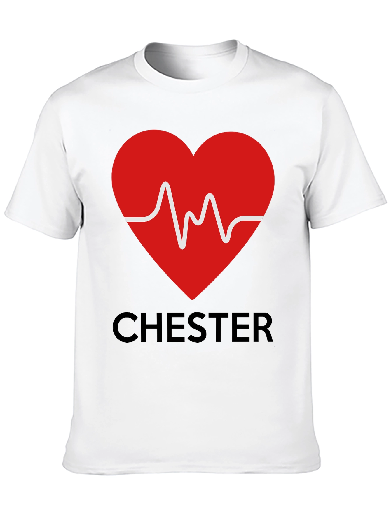 Chester Heartbeat Graphic Tee - Stylish & Unique