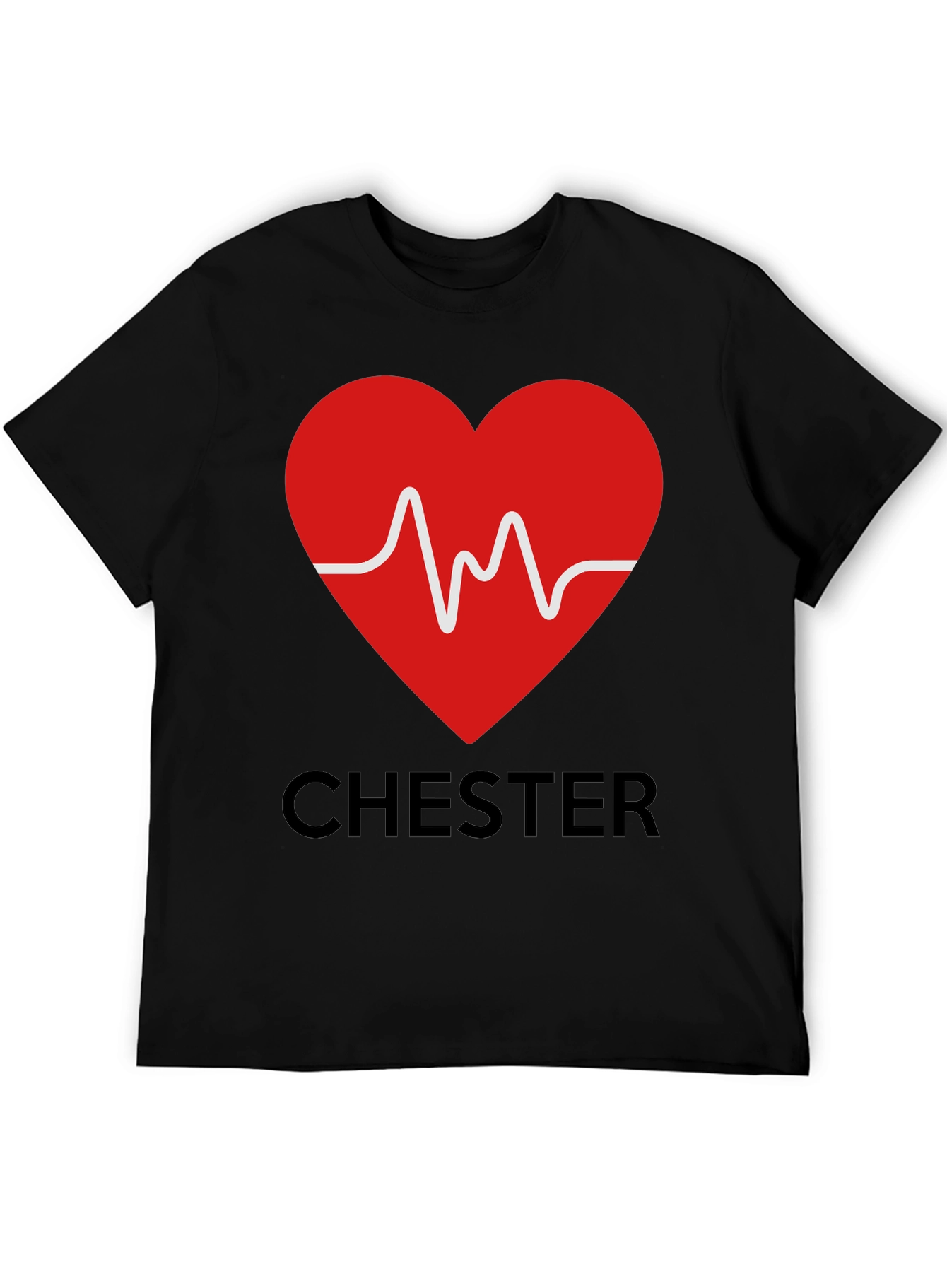 Chester Heartbeat Graphic Tee - Stylish & Unique