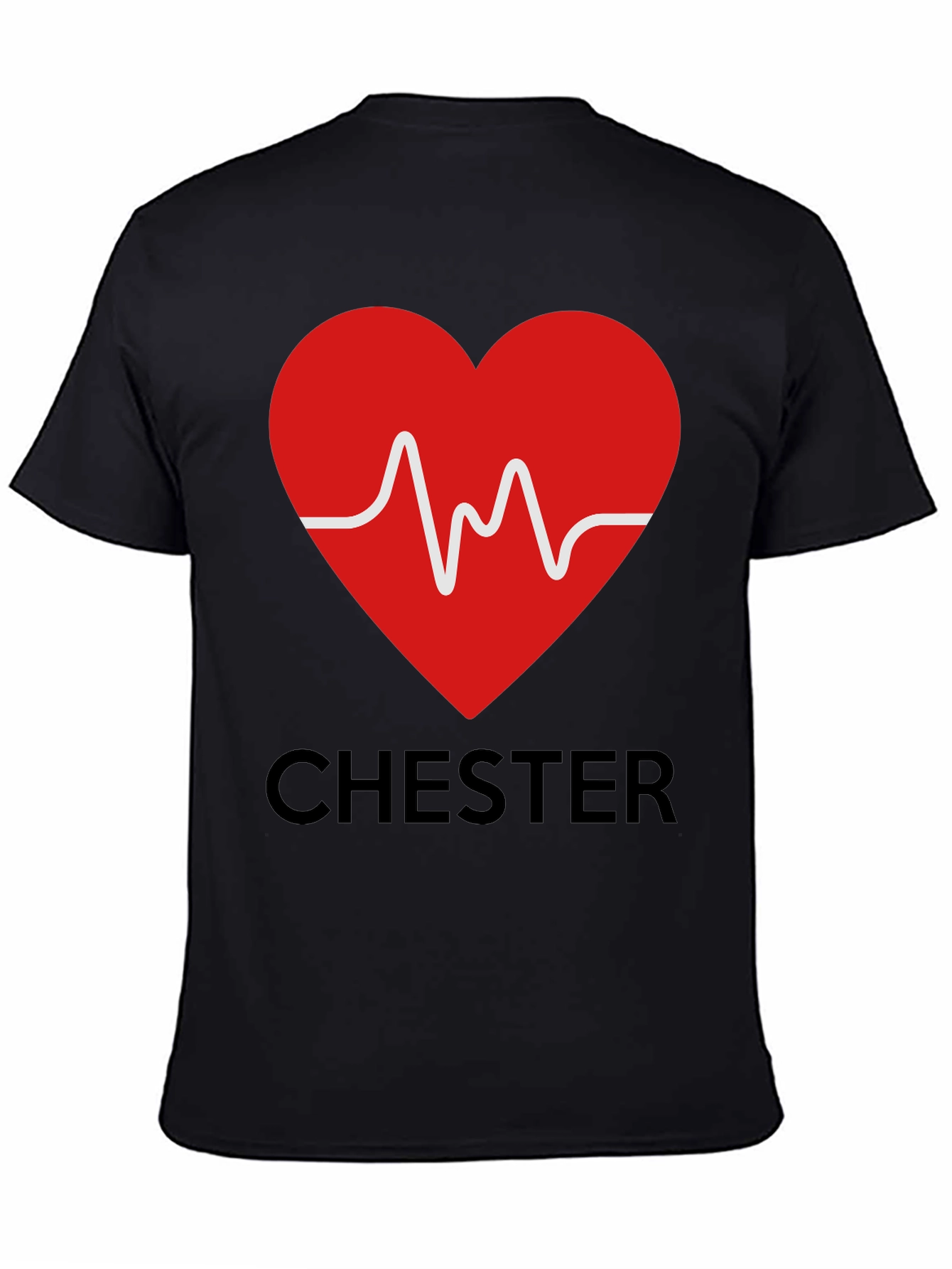 Chester Heartbeat Graphic Tee - Stylish & Unique
