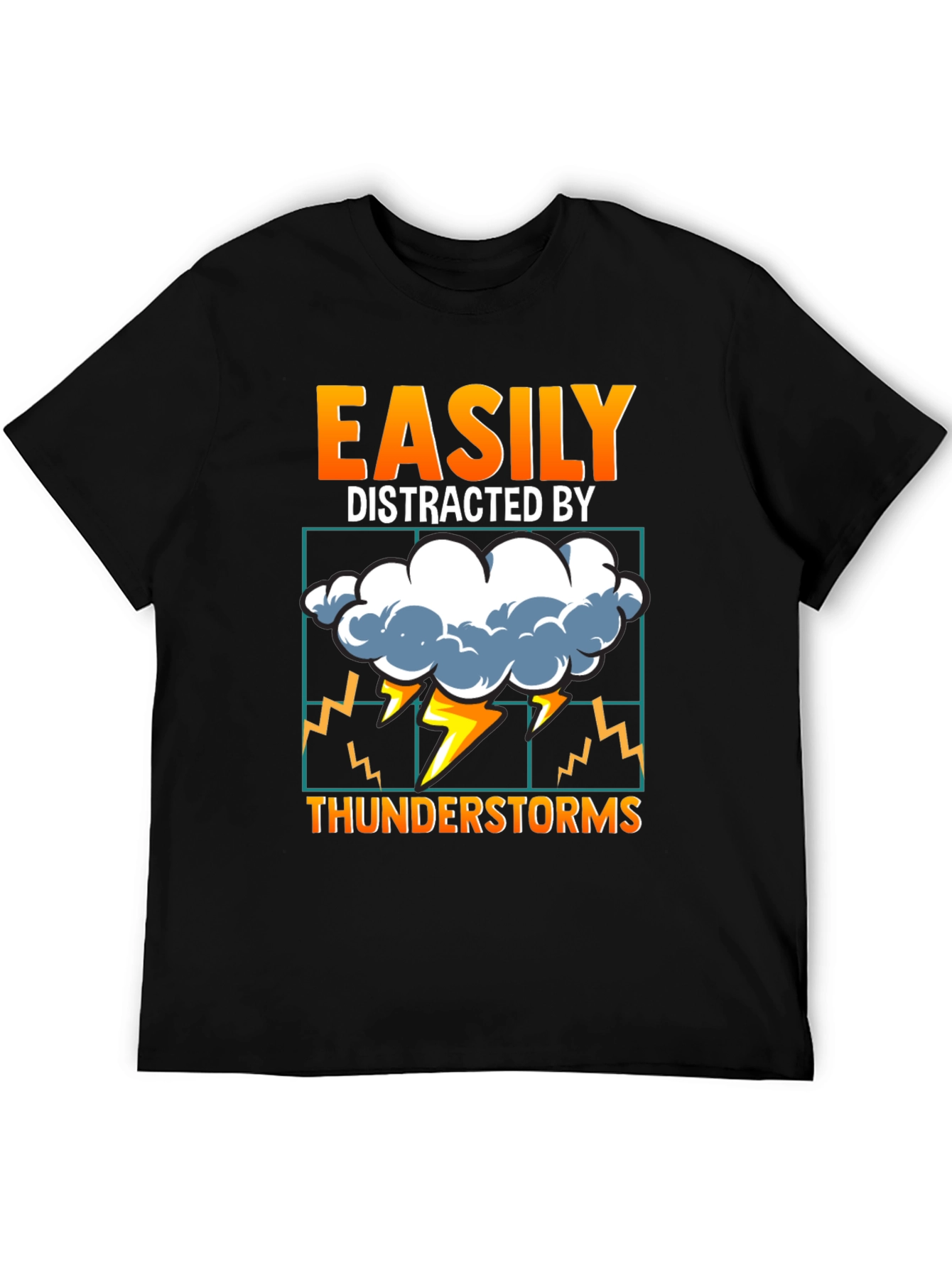 Easily Distracted By Thunderstorms T-Shirt