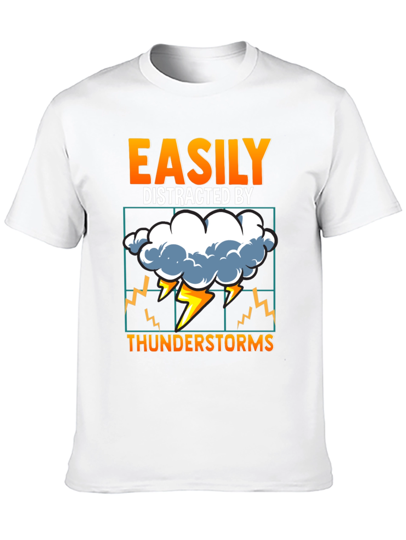 Easily Distracted By Thunderstorms T-Shirt