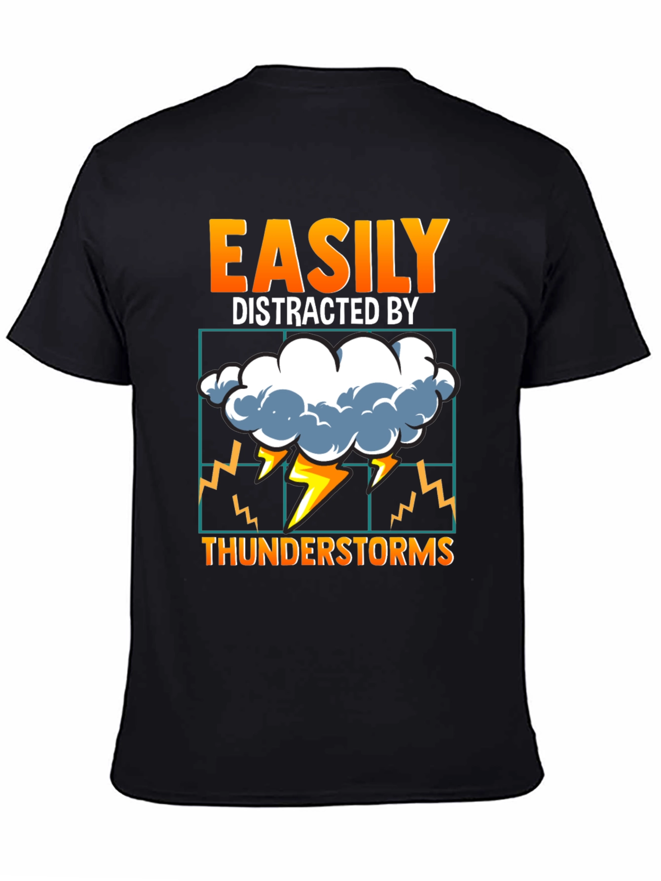 Easily Distracted By Thunderstorms T-Shirt