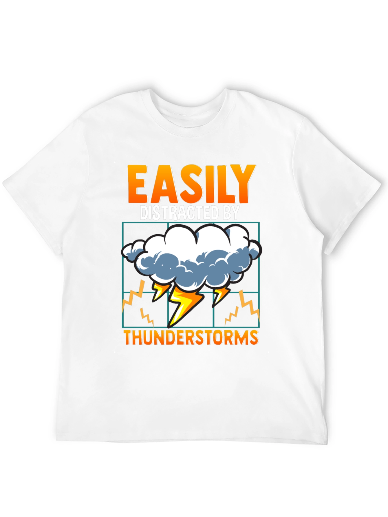 Easily Distracted By Thunderstorms T-Shirt