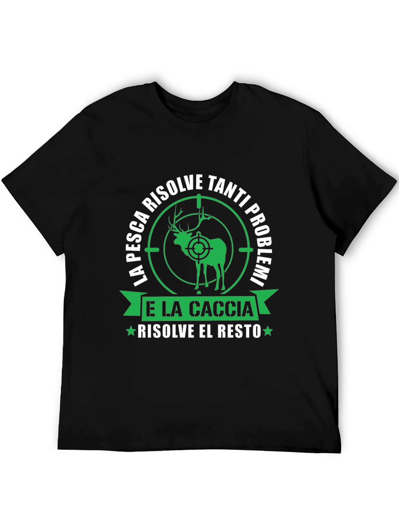 Fishing & Hunting T-Shirt: Problem Solver Tee