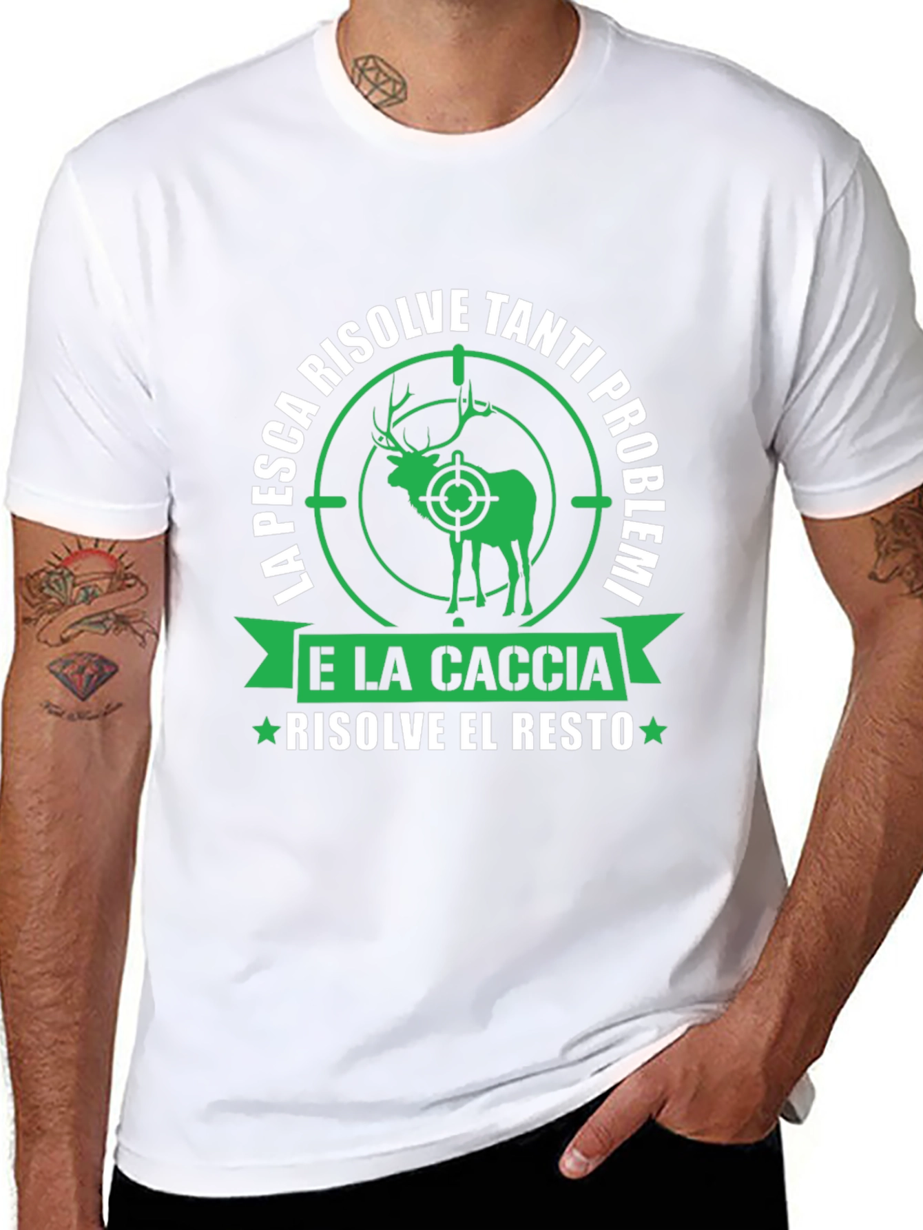 Fishing & Hunting T-Shirt: Problem Solver Tee