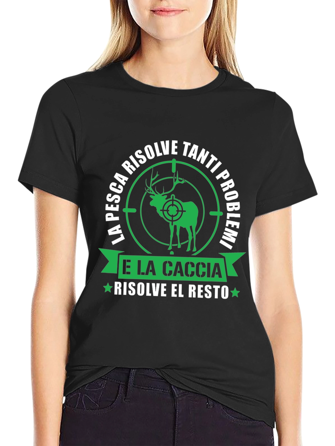 Fishing & Hunting T-Shirt: Problem Solver Tee