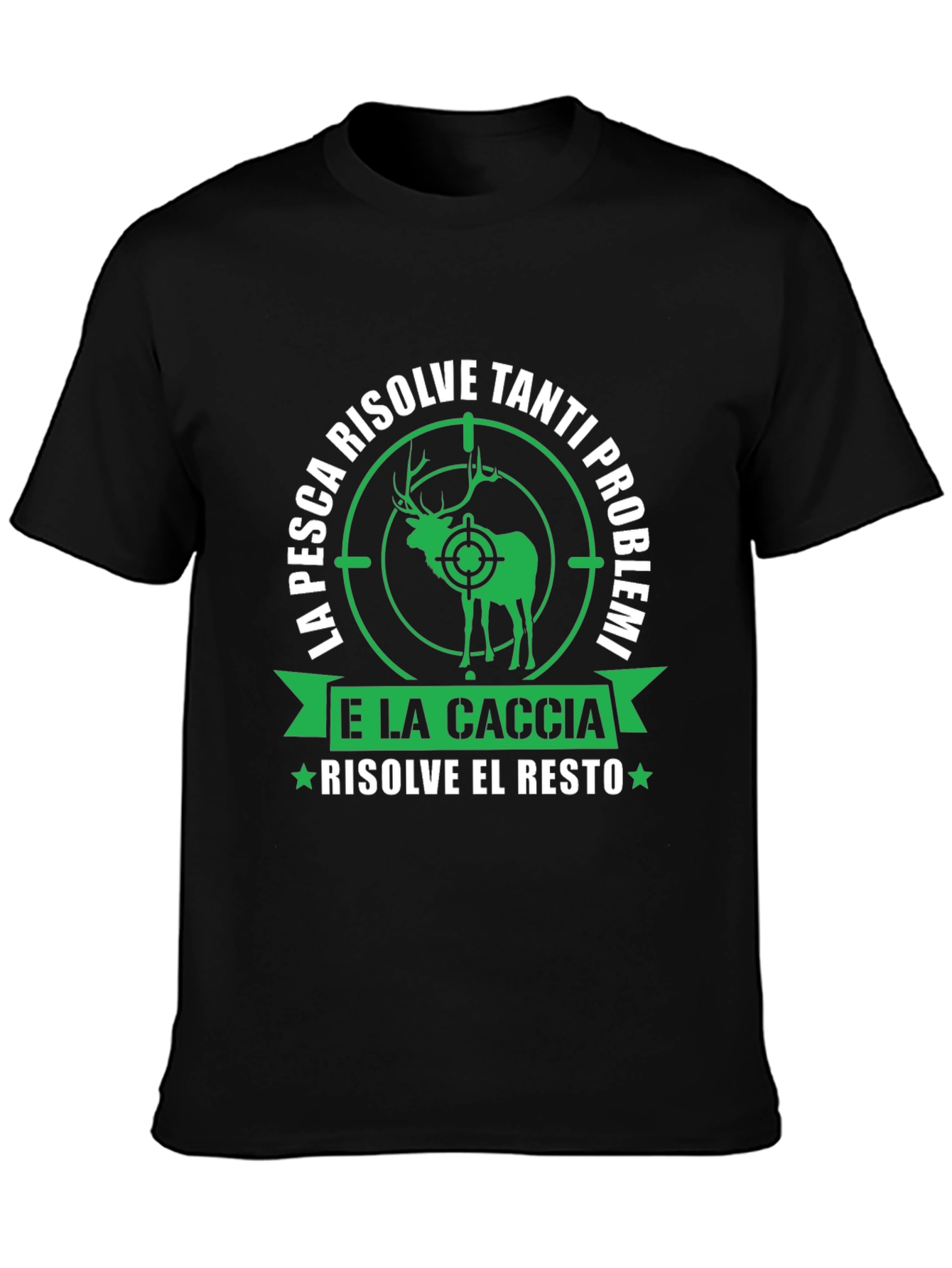 Fishing & Hunting T-Shirt: Problem Solver Tee