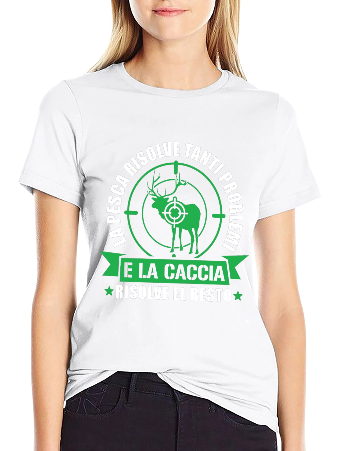 Fishing & Hunting T-Shirt: Problem Solver Tee