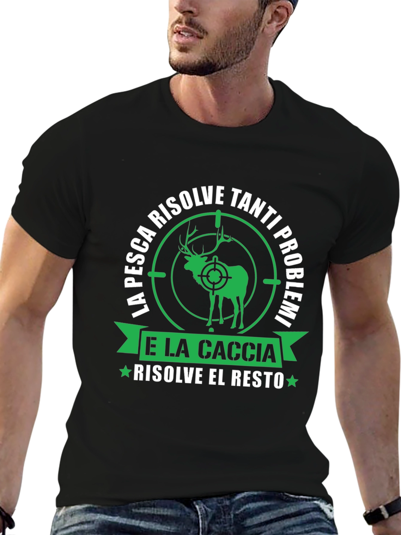Fishing & Hunting T-Shirt: Problem Solver Tee