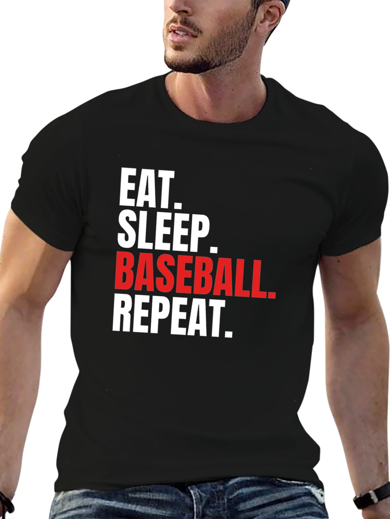 Eat Sleep Baseball Repeat T-Shirt