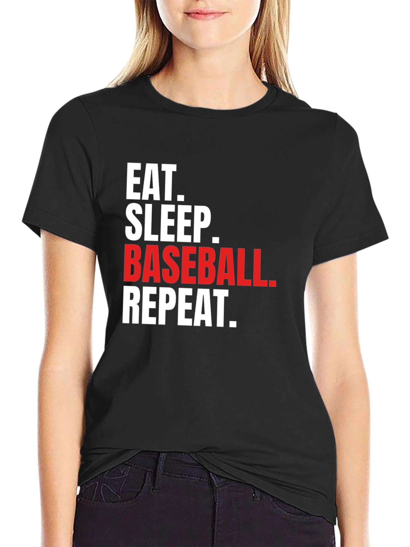 Eat Sleep Baseball Repeat T-Shirt