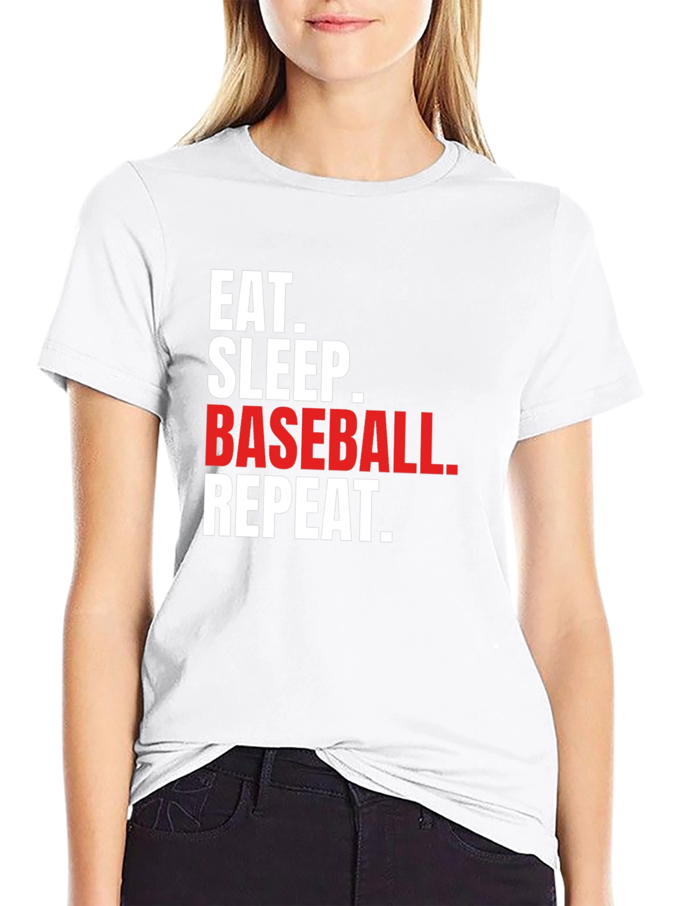 Eat Sleep Baseball Repeat T-Shirt