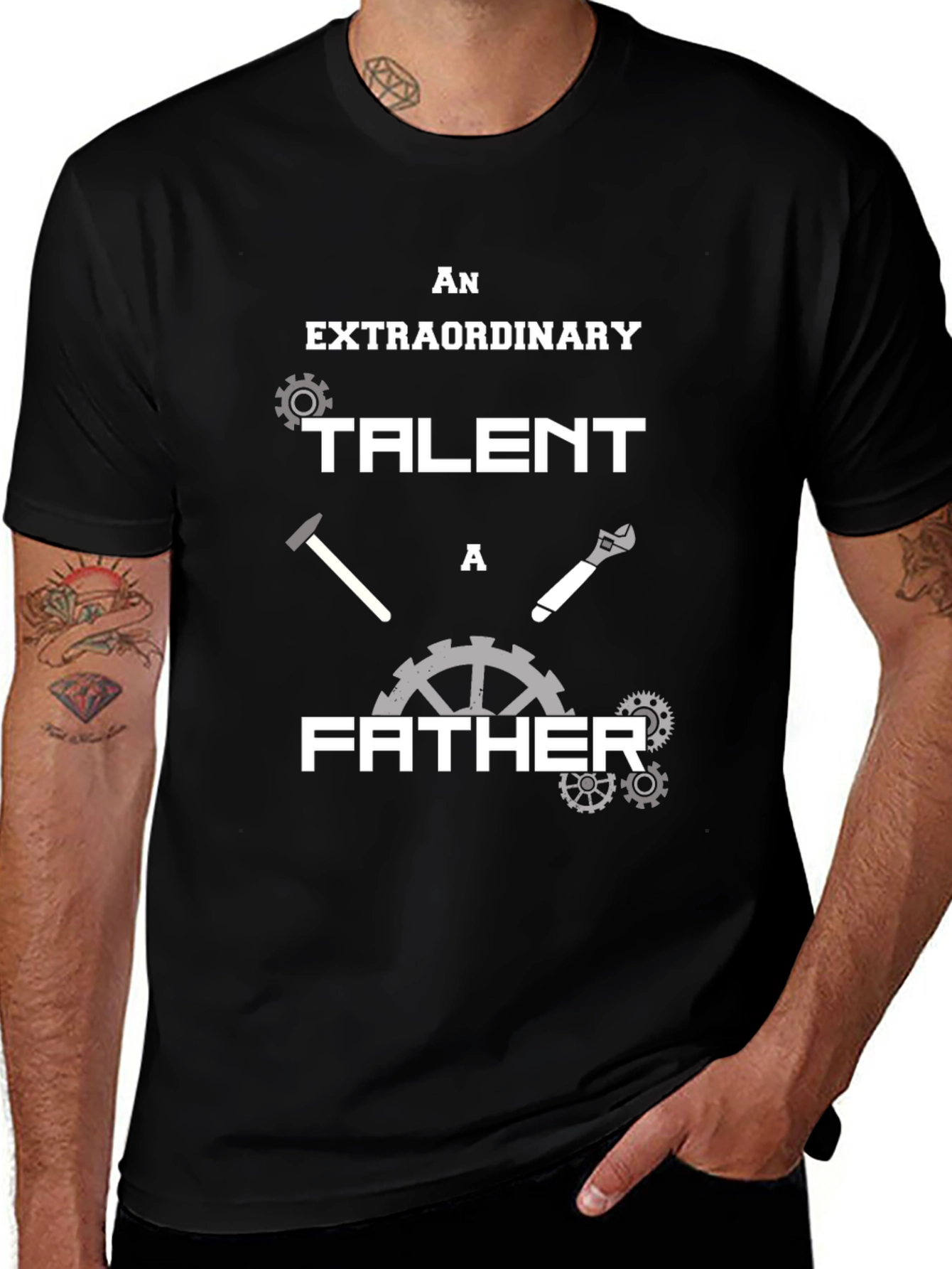 Extraordinary Father T-Shirt Mechanic Dad Tee