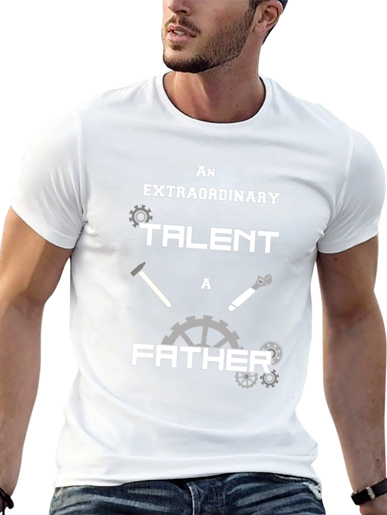 Extraordinary Father T-Shirt Mechanic Dad Tee