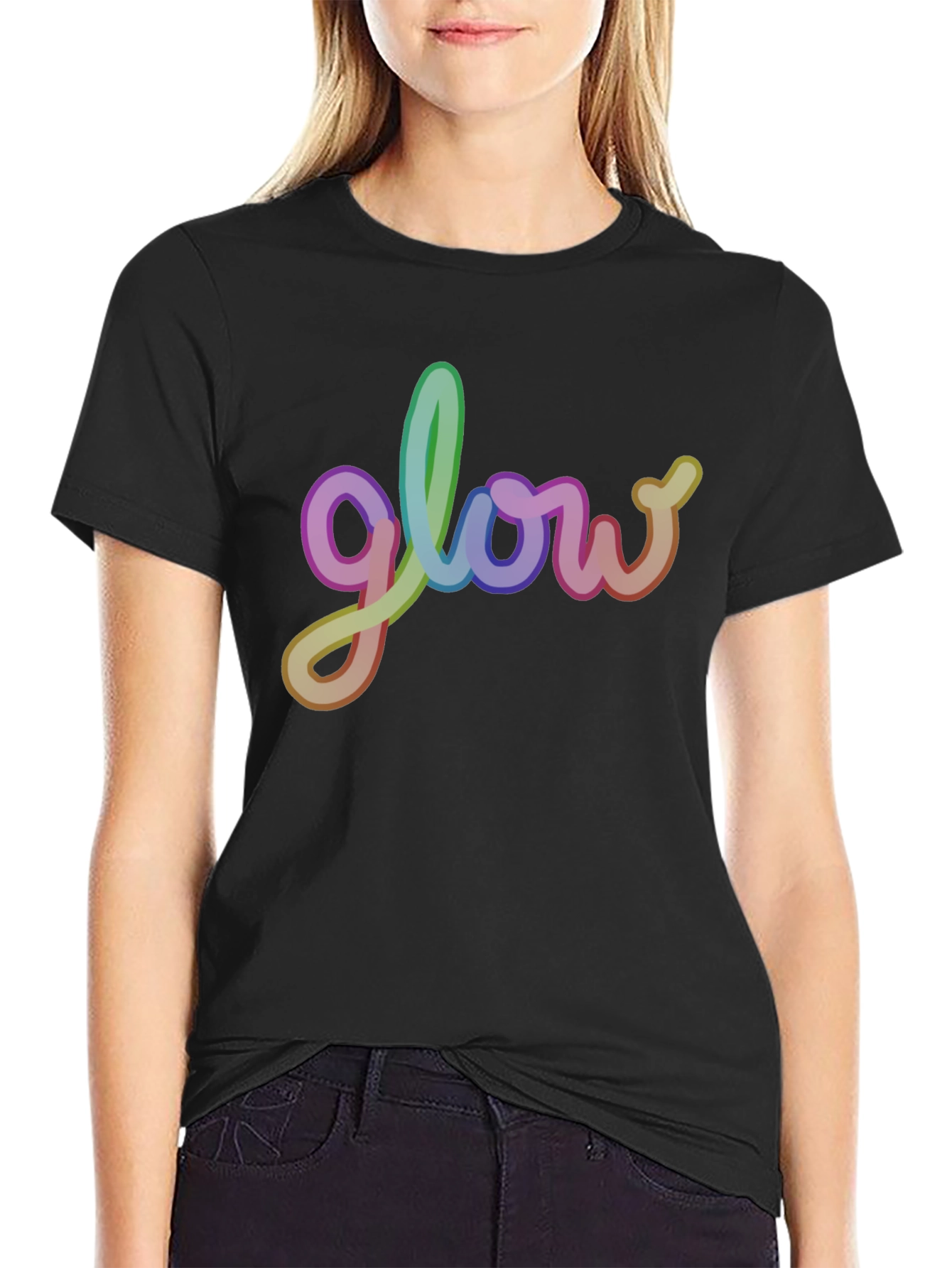 Glow Rainbow Graphic T-Shirt