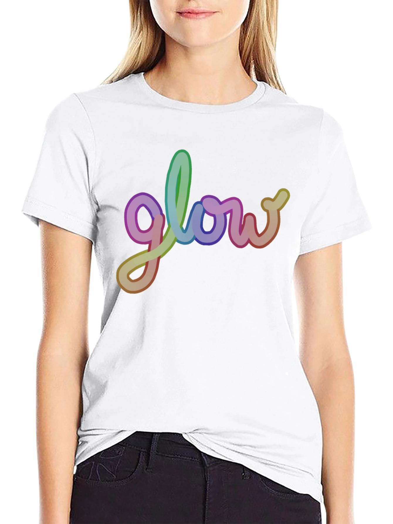 Glow Rainbow Graphic T-Shirt