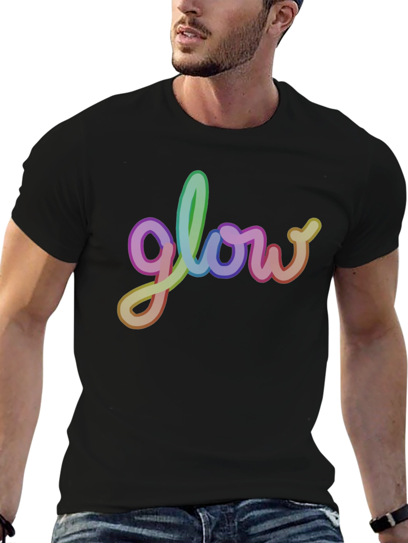 Glow Rainbow Graphic T-Shirt
