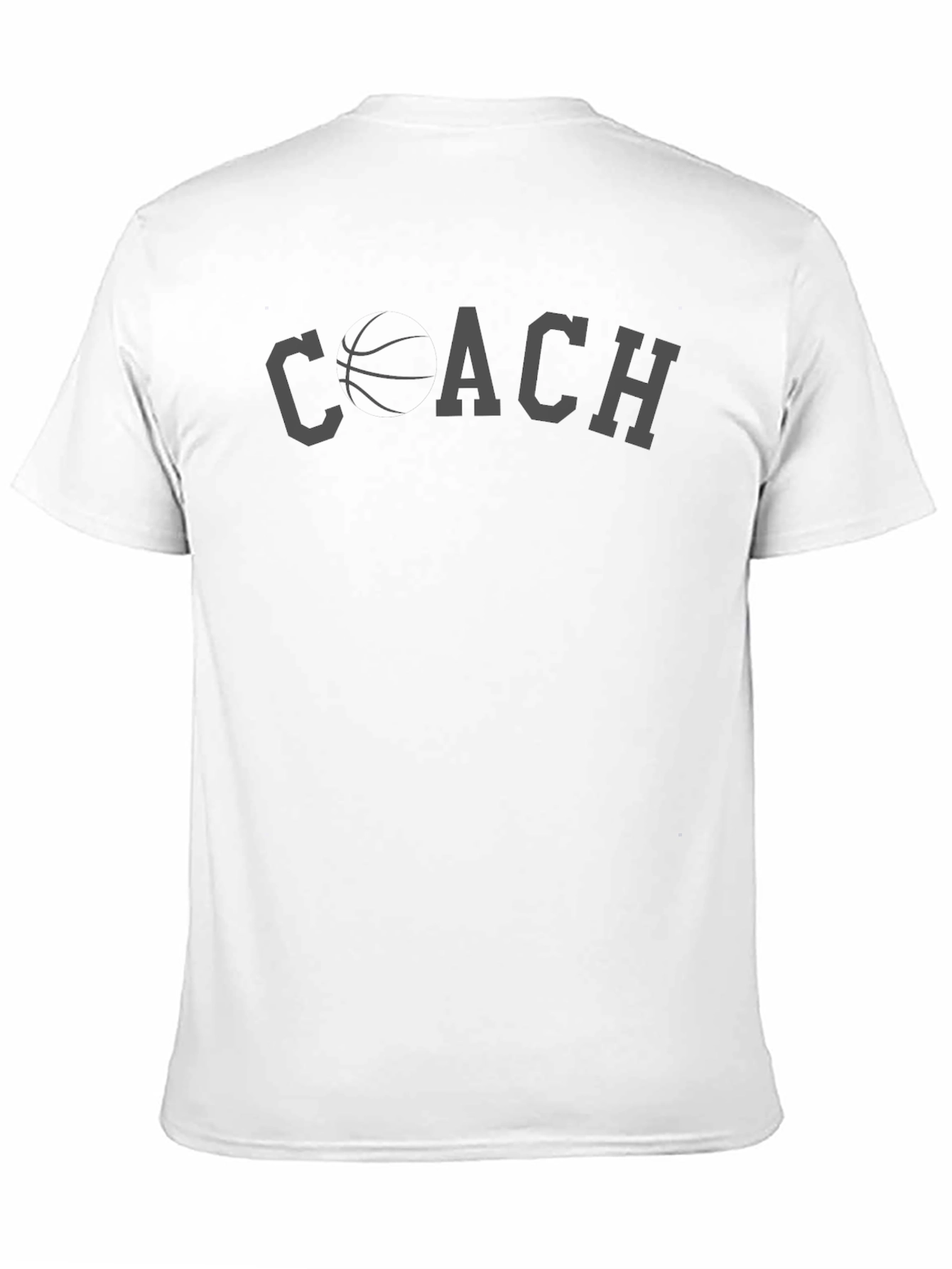 Basketball Coach T-Shirt - Black Athletic Tee