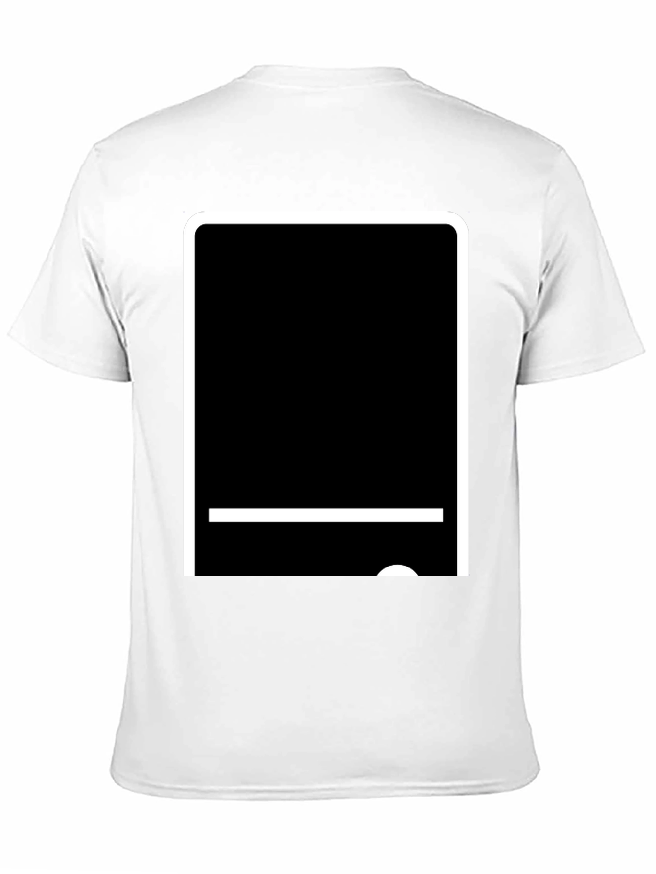 Modern Tech Tablet Graphic T-Shirt - Black